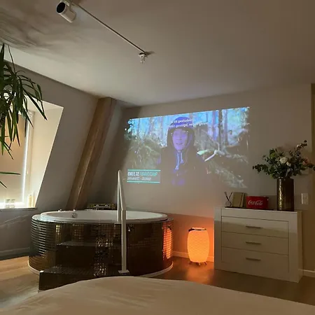Apartamento Luxury Private With Golden Bath, Cinema And Sauna Bodegraven
